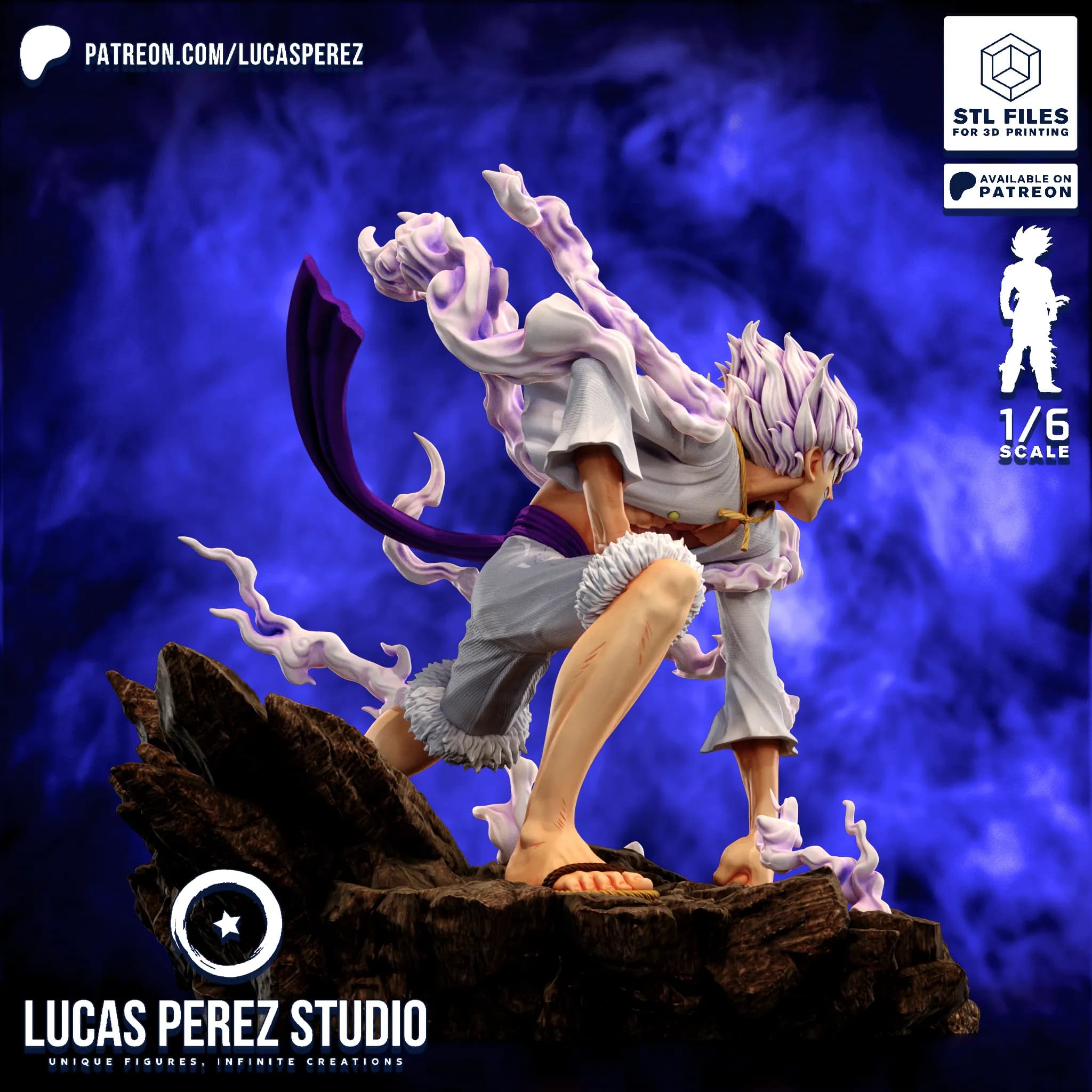 Luffy Gear 5 Nika - One Piece - Imagen 16