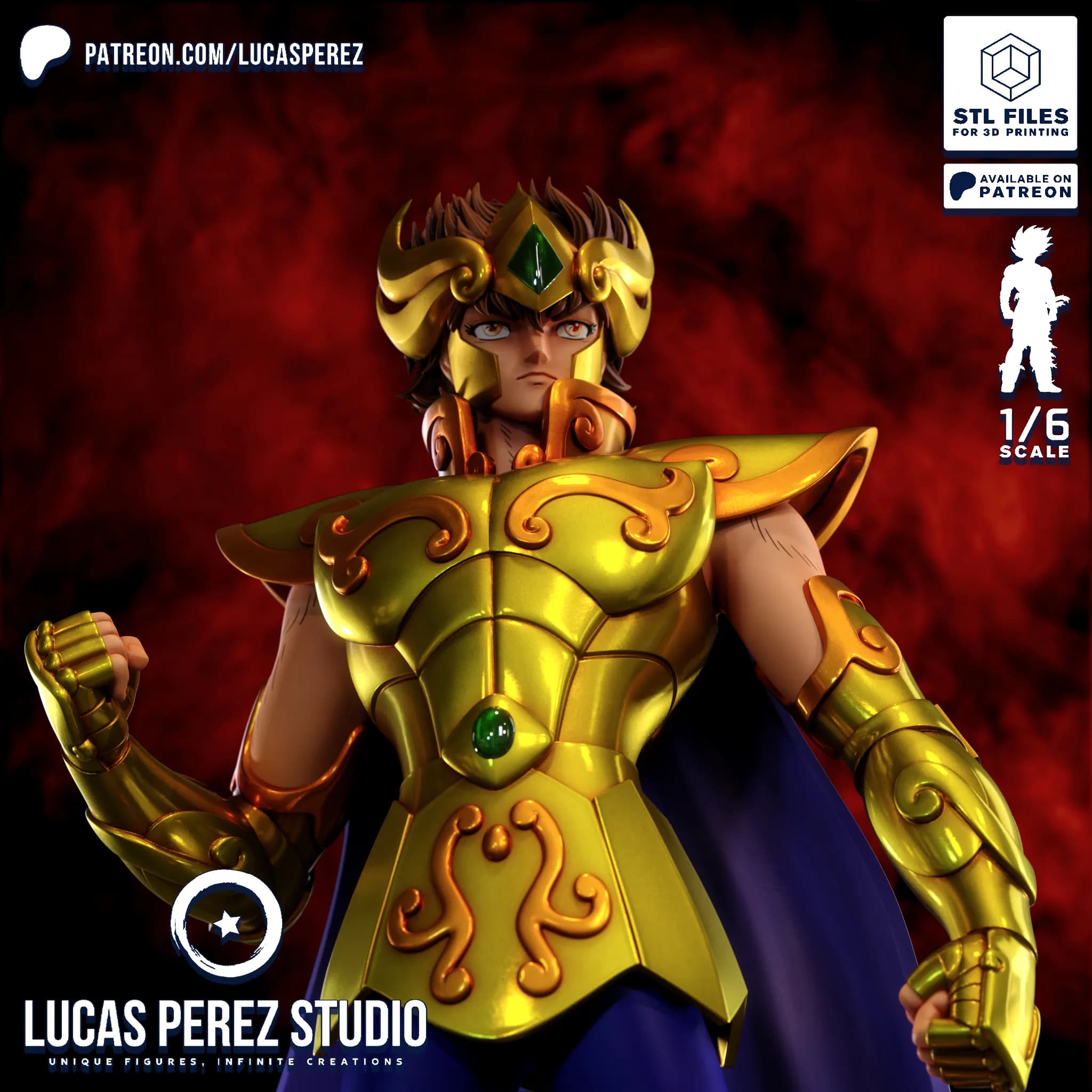 Aioria de Leo - Caballeros del Zodiaco - Imagen 22