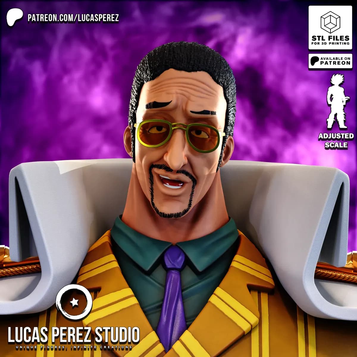 Busto de Kizaru - One Piece - Imagen 2