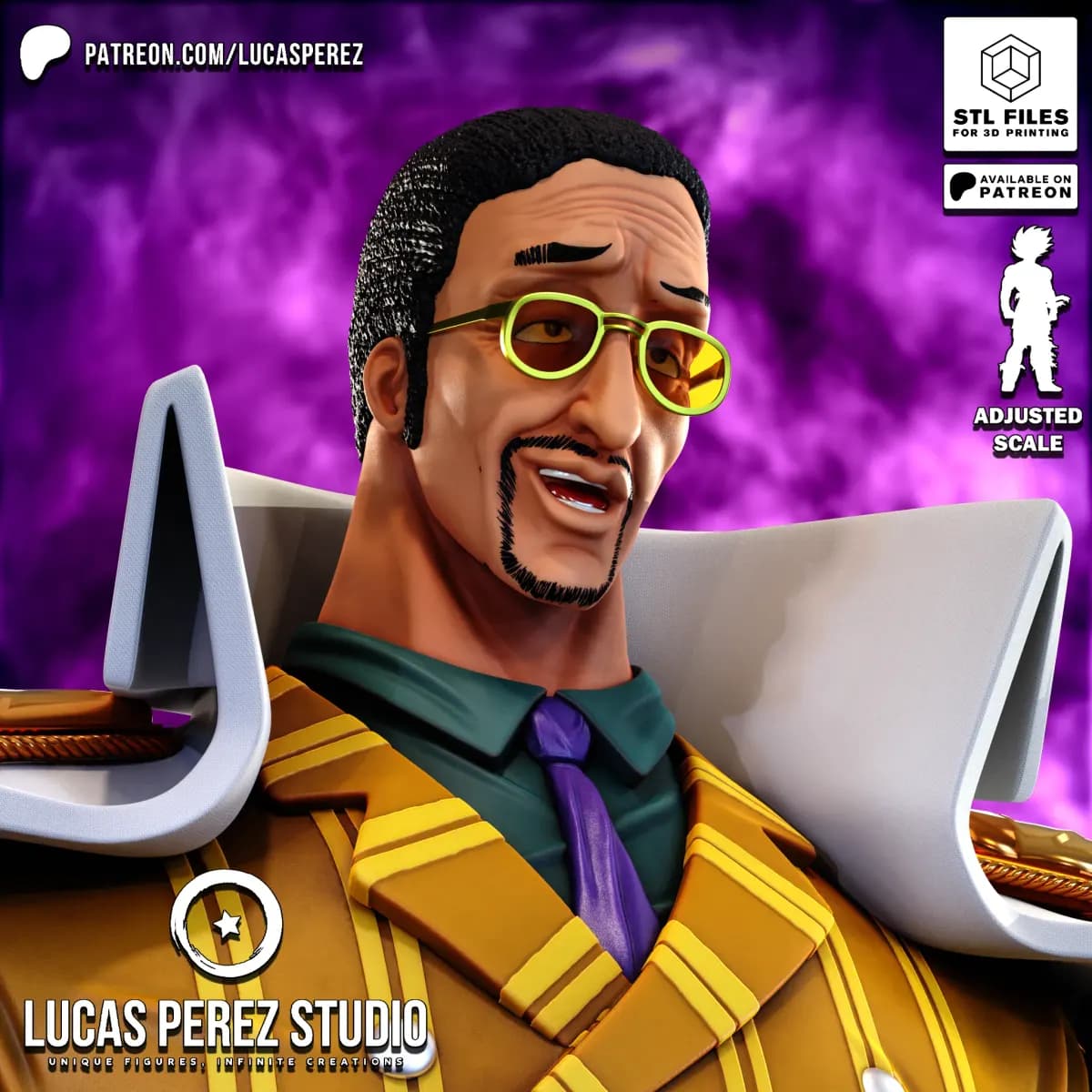 Busto de Kizaru - One Piece - Imagen 6