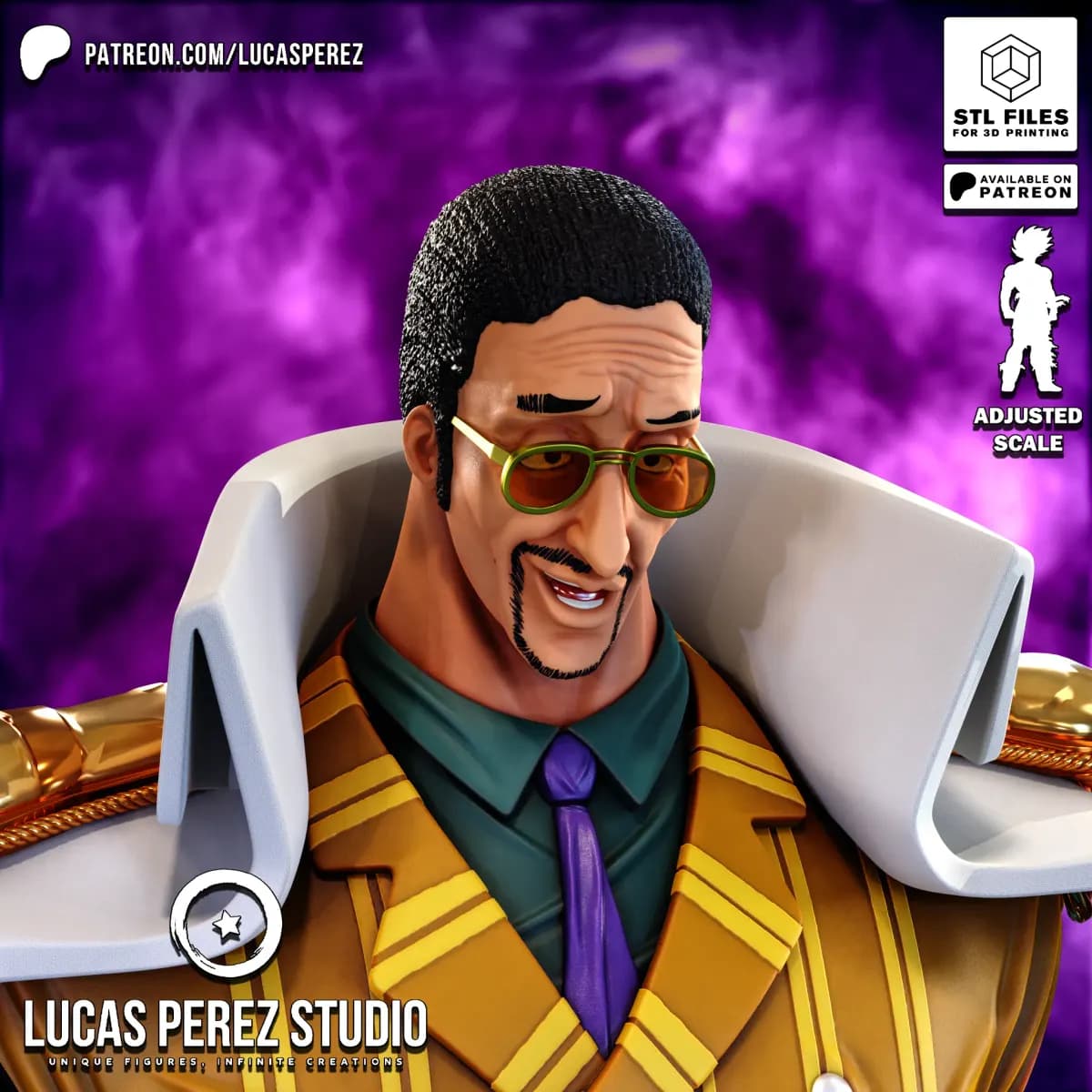 Busto de Kizaru - One Piece - Imagen 7