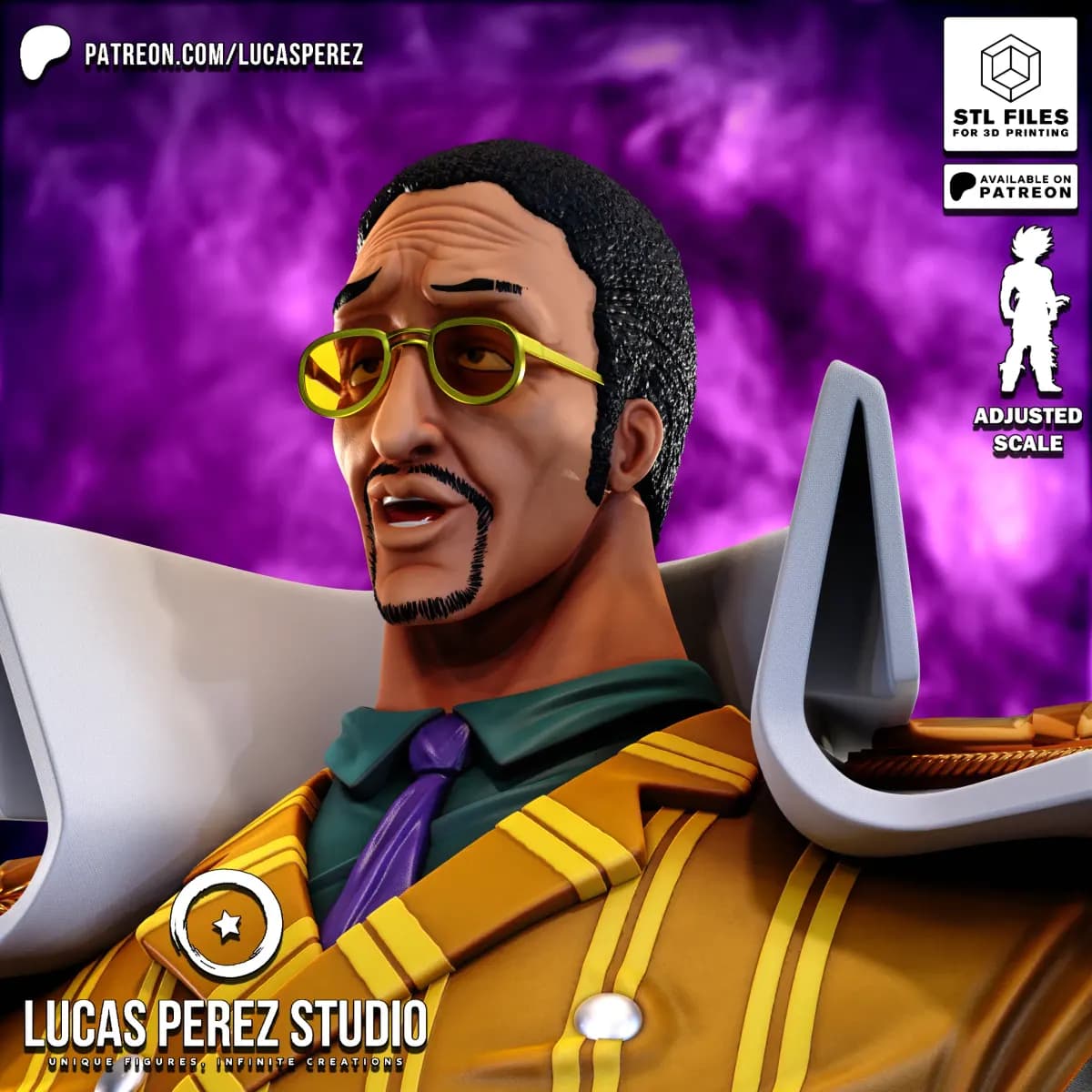 Busto de Kizaru - One Piece - Imagen 9