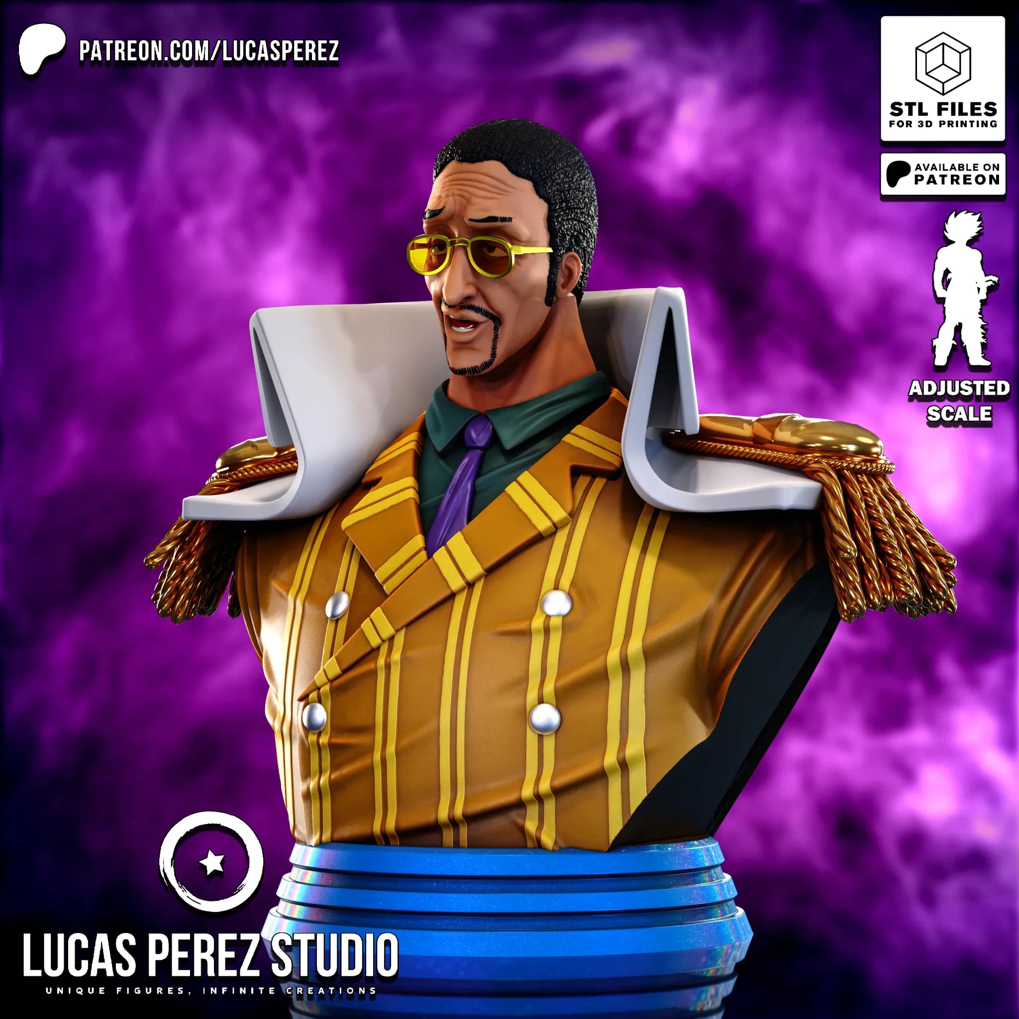 Busto de Kizaru - One Piece - Imagen 3