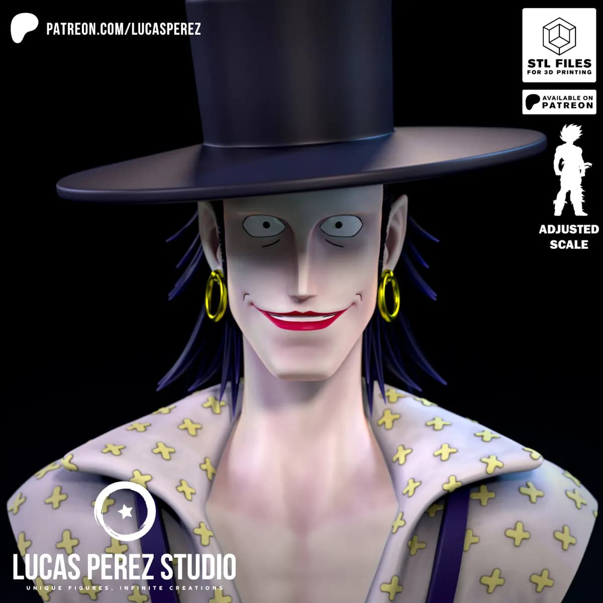 Busto de Laffitte - One Piece - Imagen 2