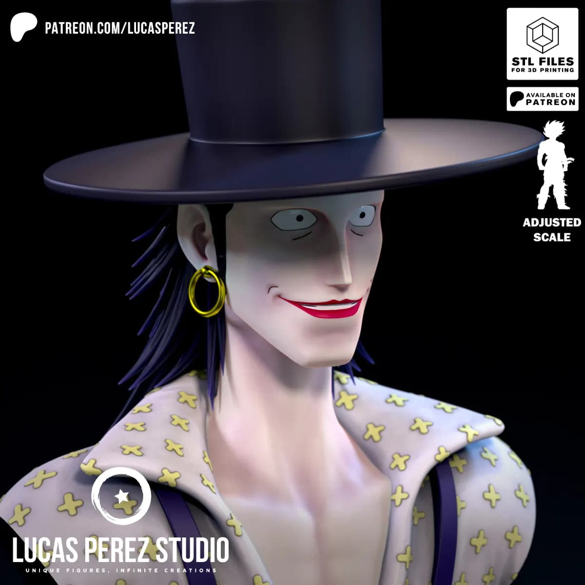 Busto de Laffitte - One Piece - Imagen 3