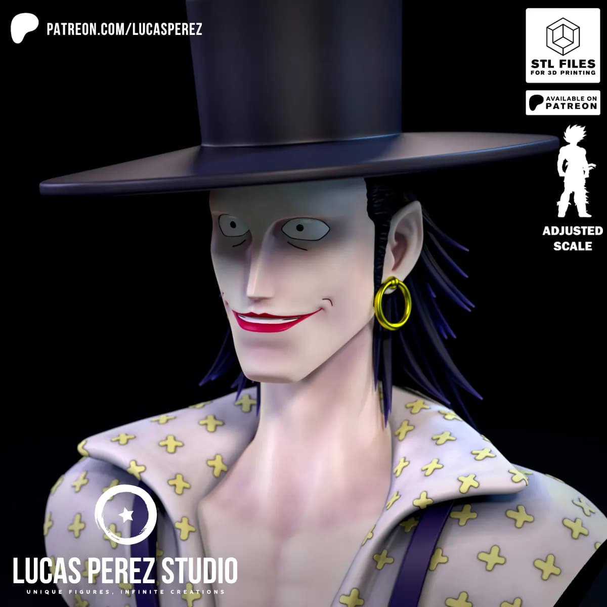 Busto de Laffitte - One Piece - Imagen 4