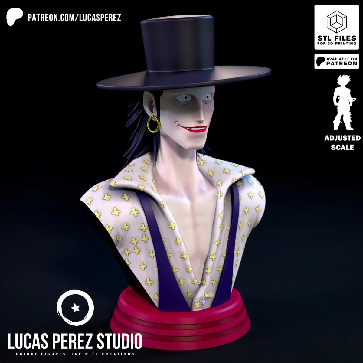 Busto de Laffitte - One Piece - Imagen 7