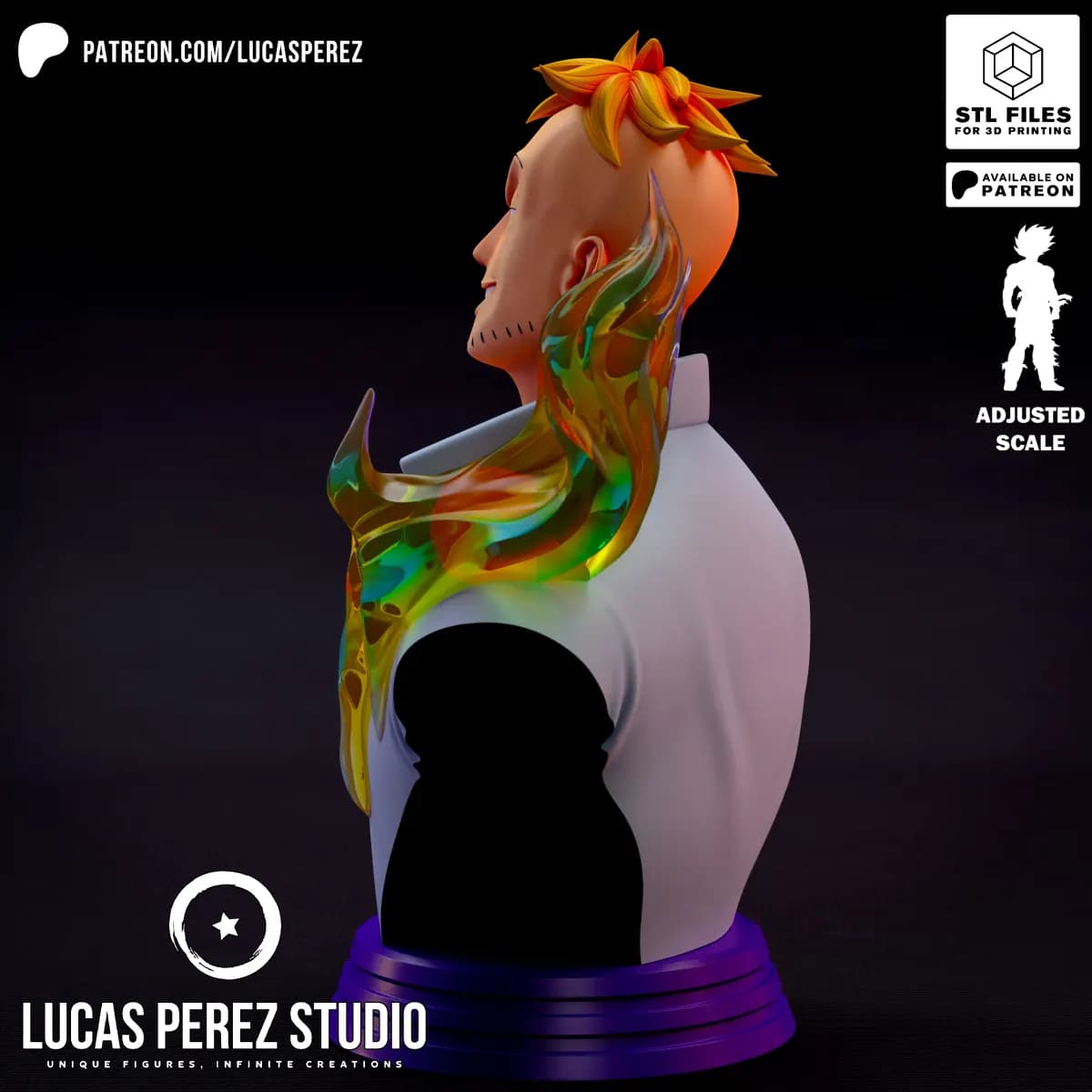 Busto de Marco El Fénix - One Piece - Imagen 12