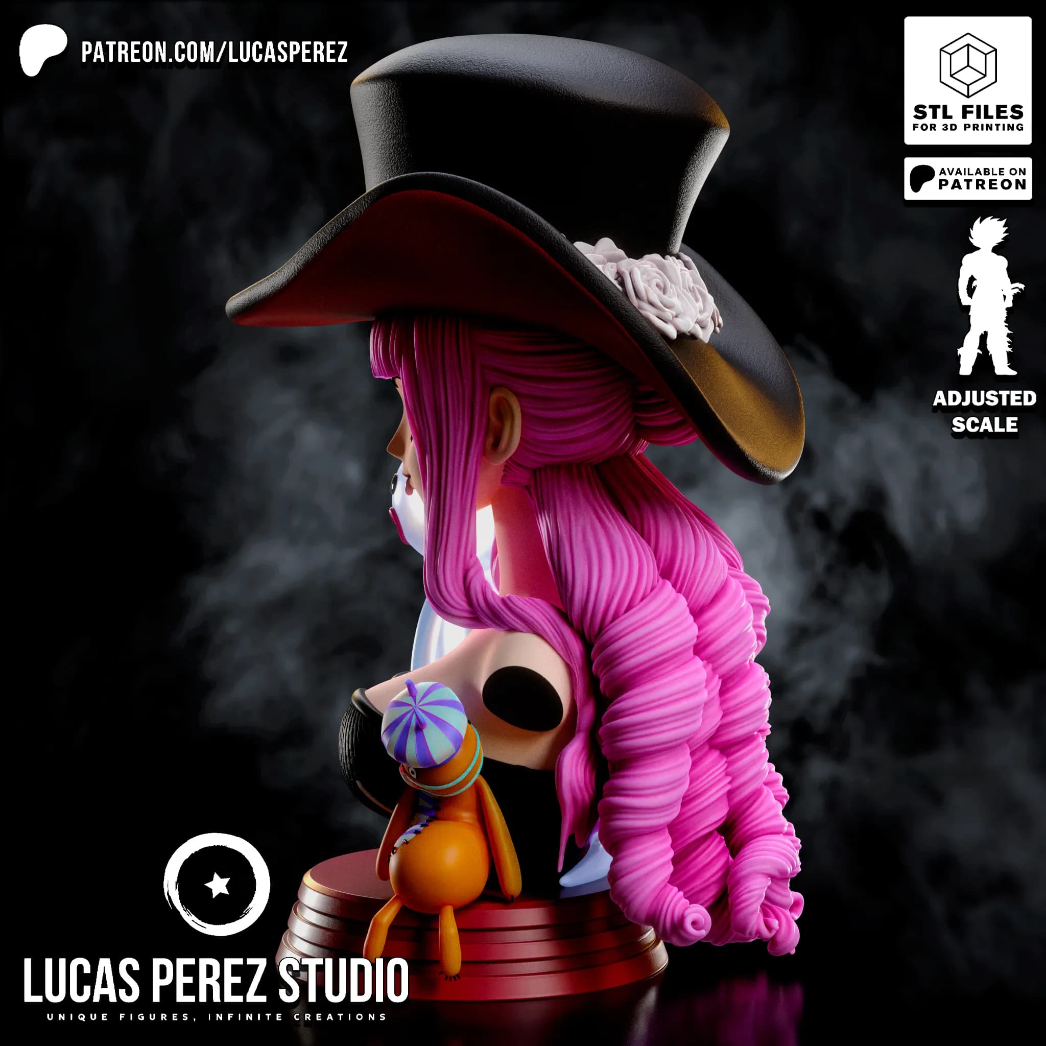 Busto de Perona - One Piece - Imagen 4