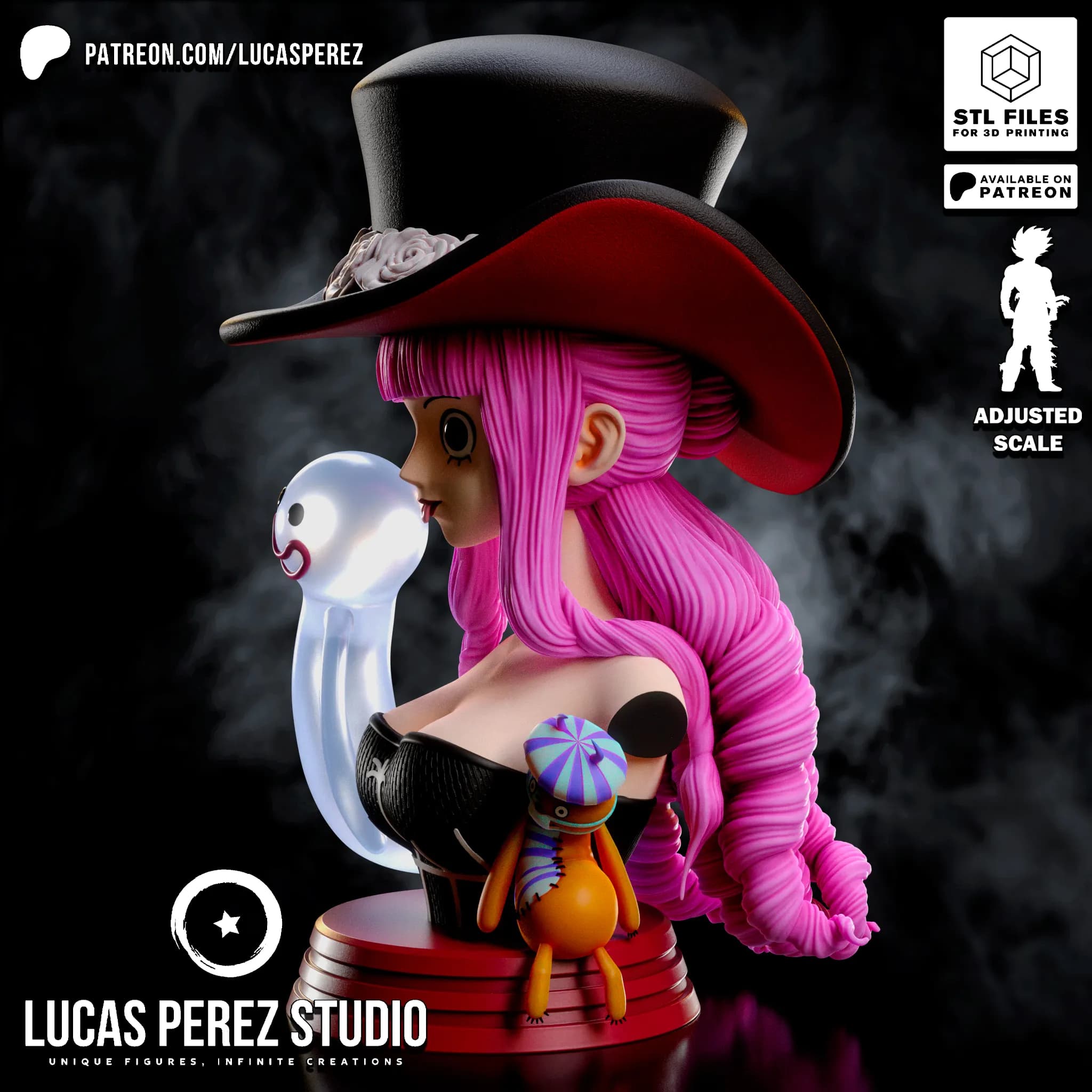 Busto de Perona - One Piece - Imagen 3