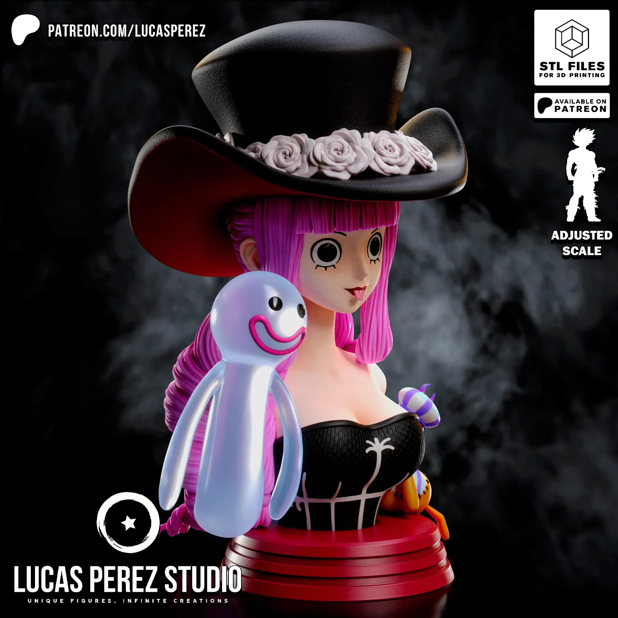 Busto de Perona - One Piece - Imagen 9