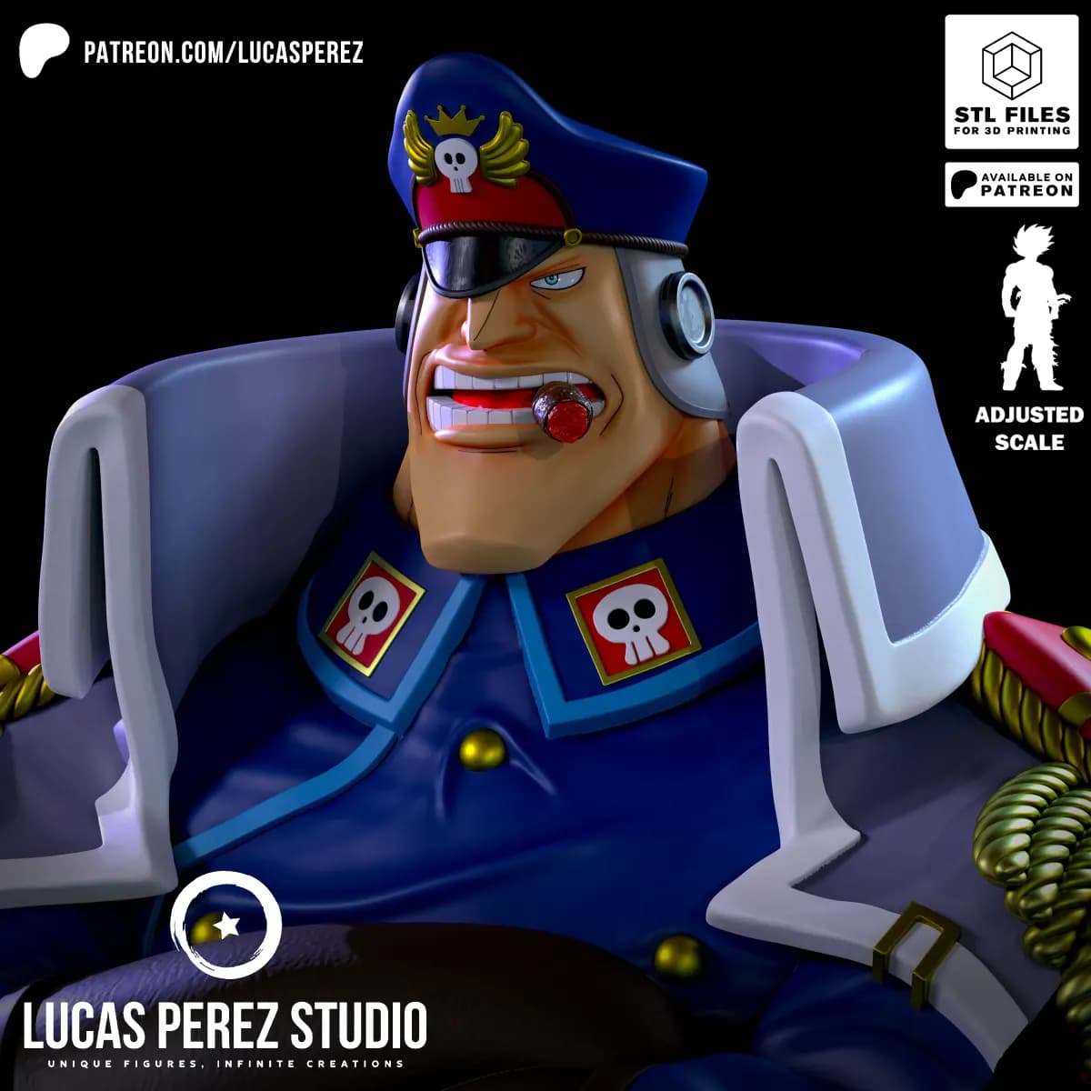 Busto de Shiryu - One Piece - Imagen 7