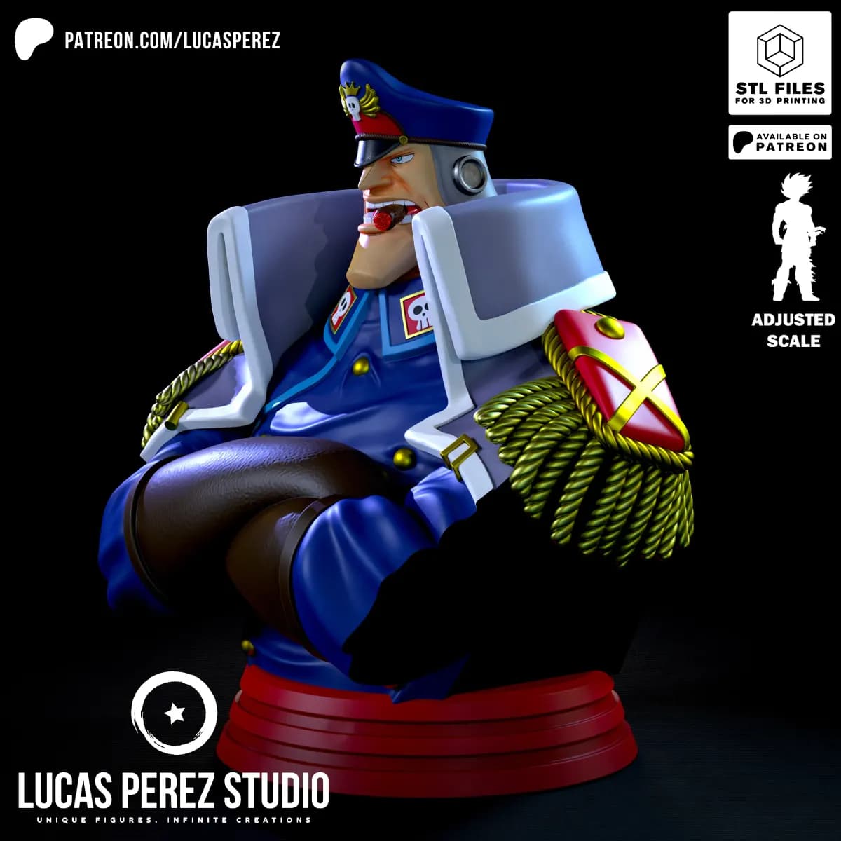 Busto de Shiryu - One Piece - Imagen 12