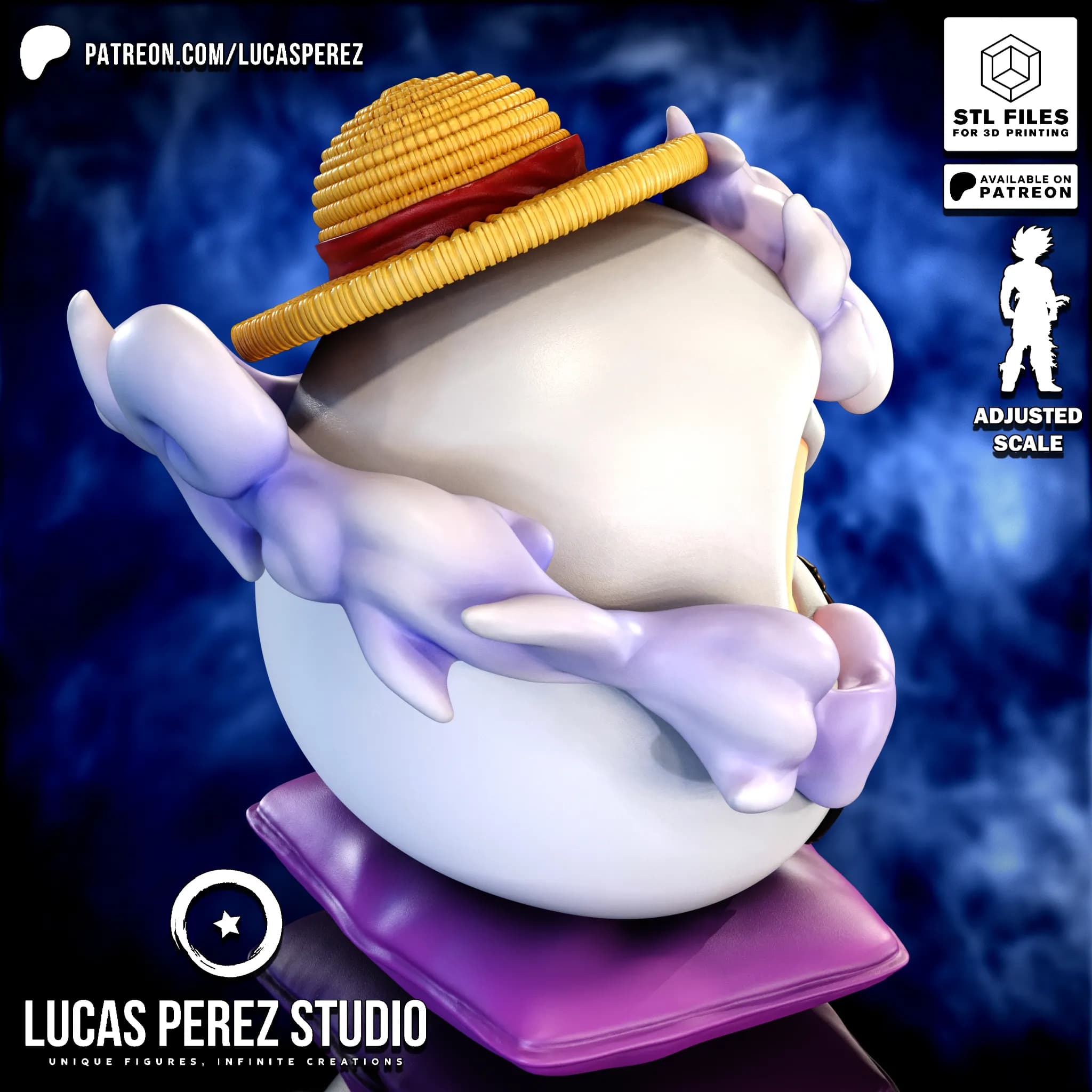 Daruma Luffy Nika - One Piece - Imagen 6