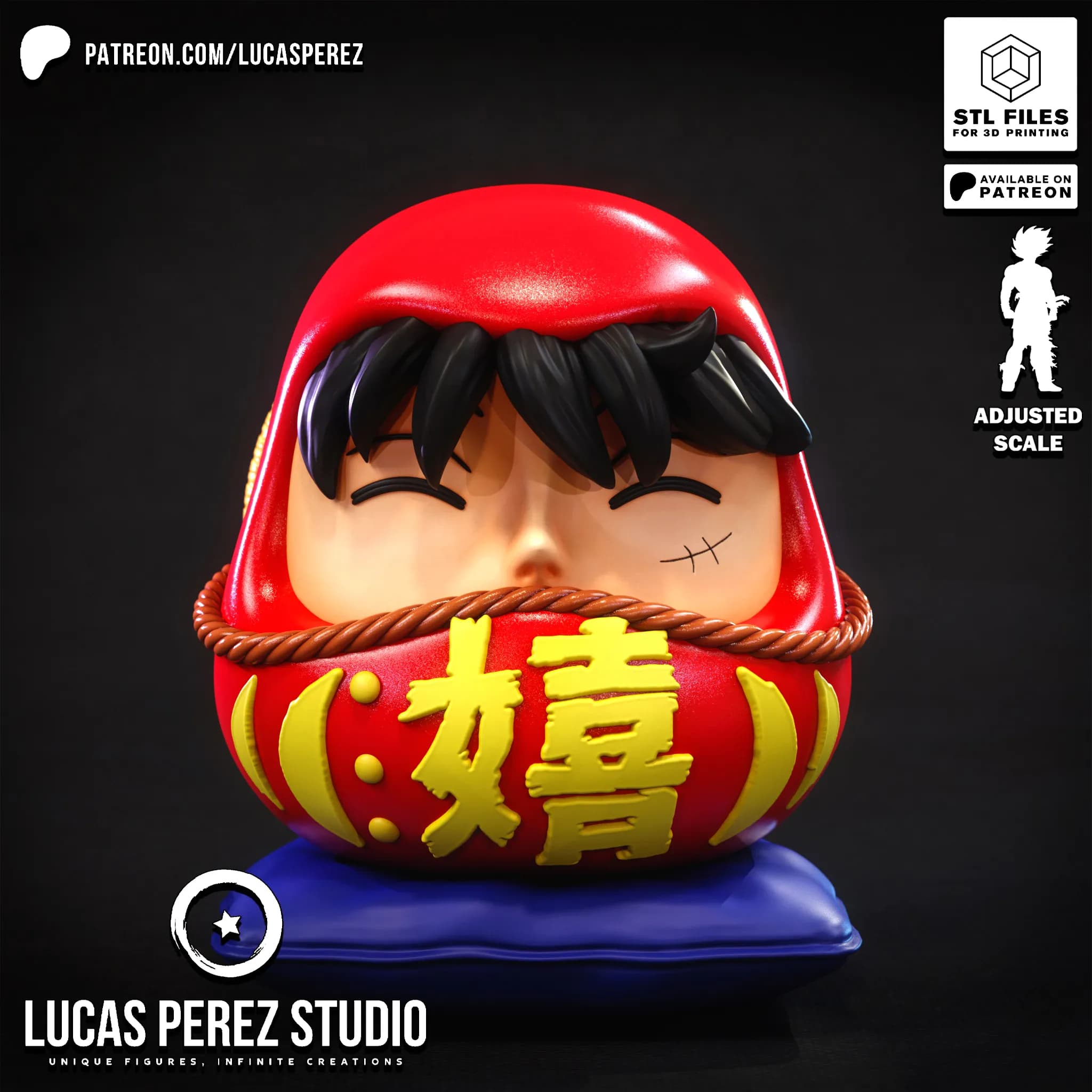 Daruma Luffy - One Piece - Imagen 1