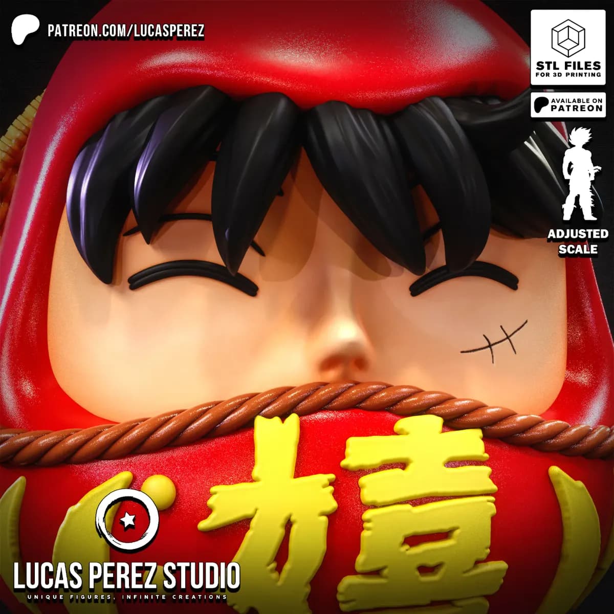 Daruma Luffy - One Piece - Imagen 2