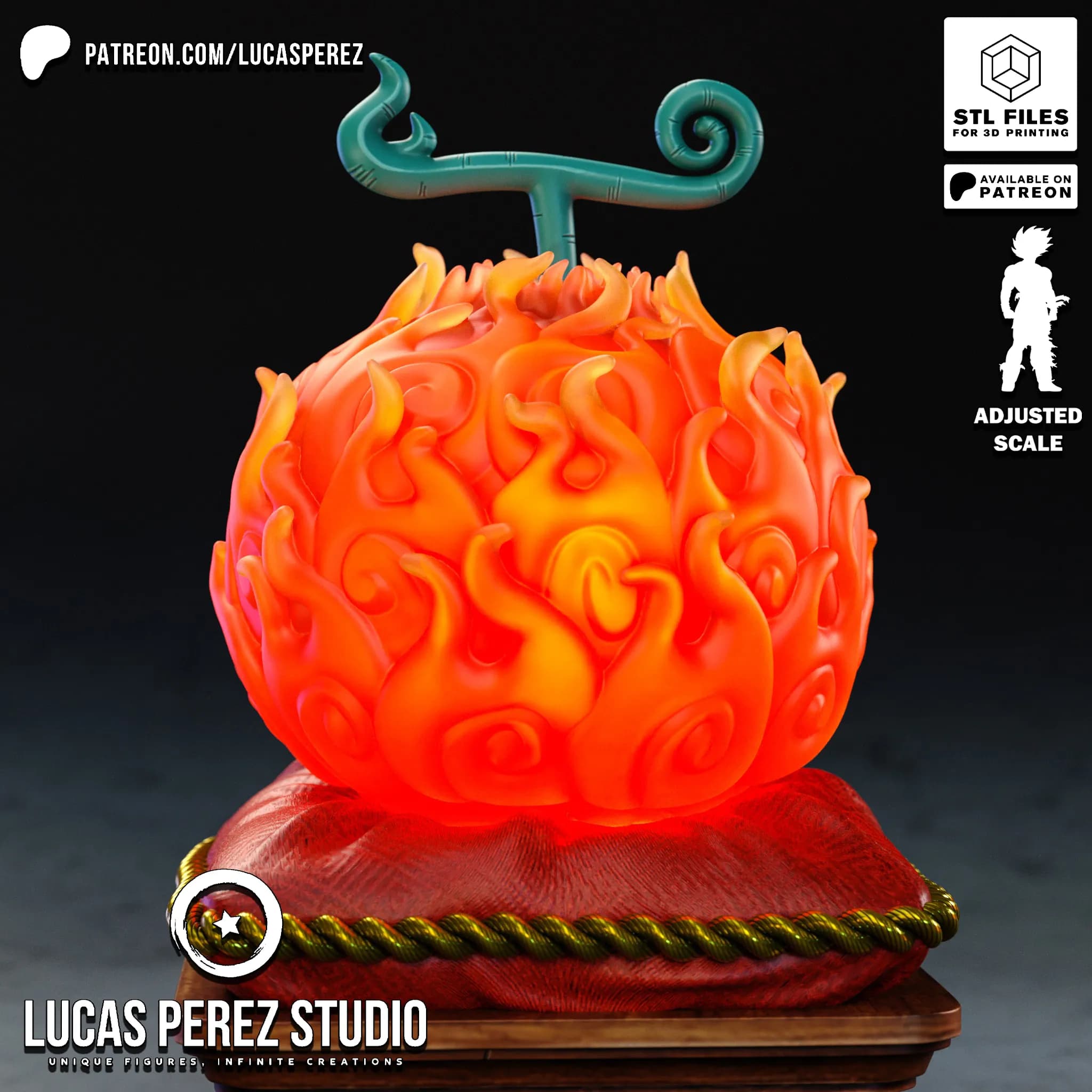 Fruta Mera Mera - One Piece - Imagen 1