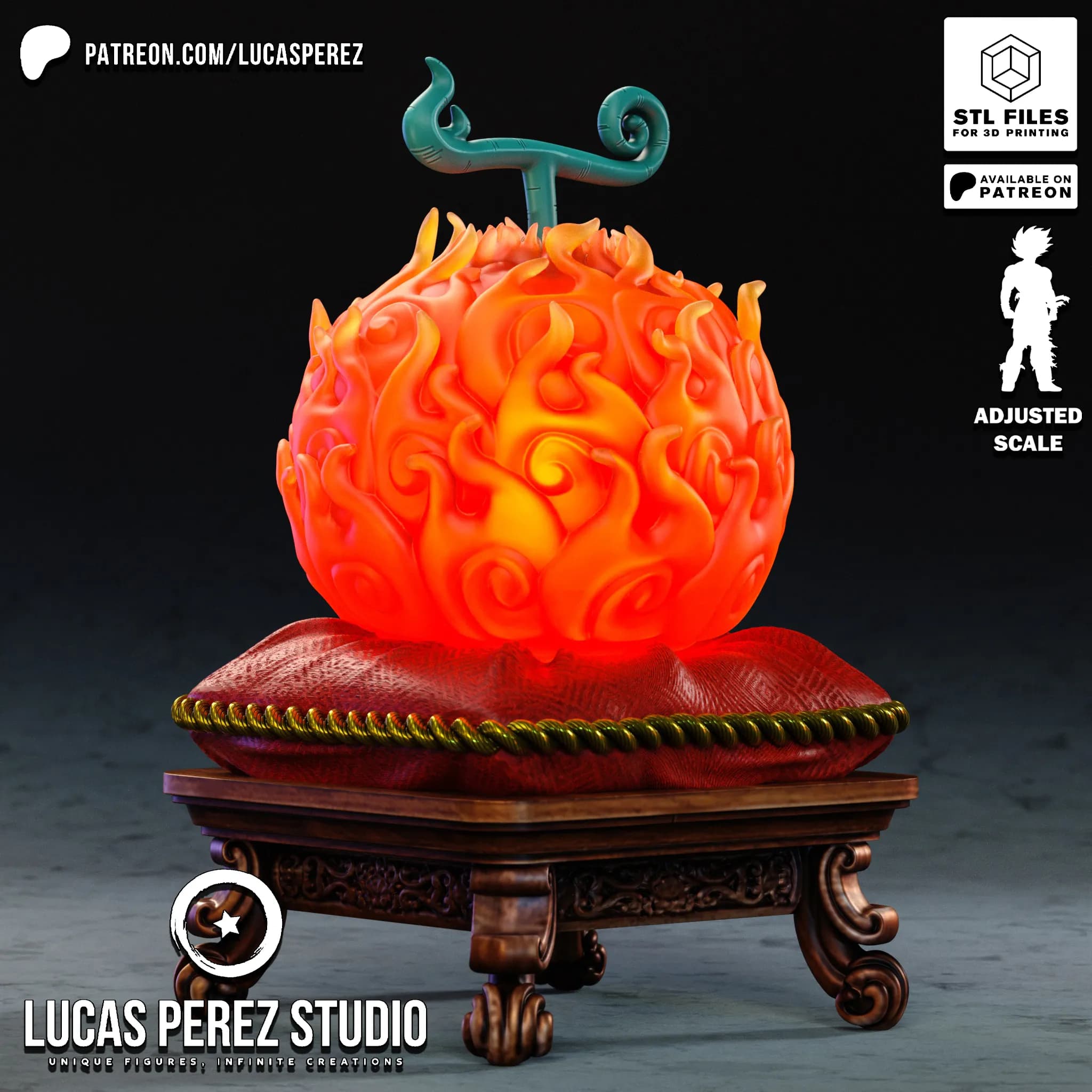 Fruta Mera Mera - One Piece - Imagen 4