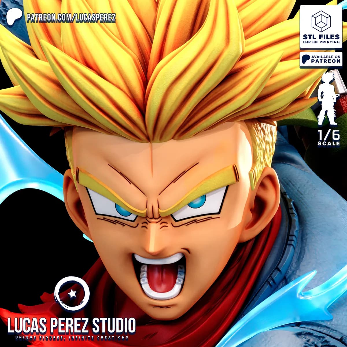 Trunks del Futuro Super Saiyan - Dragon Ball - Imagen 3