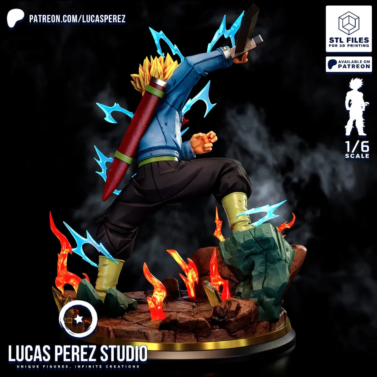 Trunks del Futuro Super Saiyan - Dragon Ball - Imagen 8