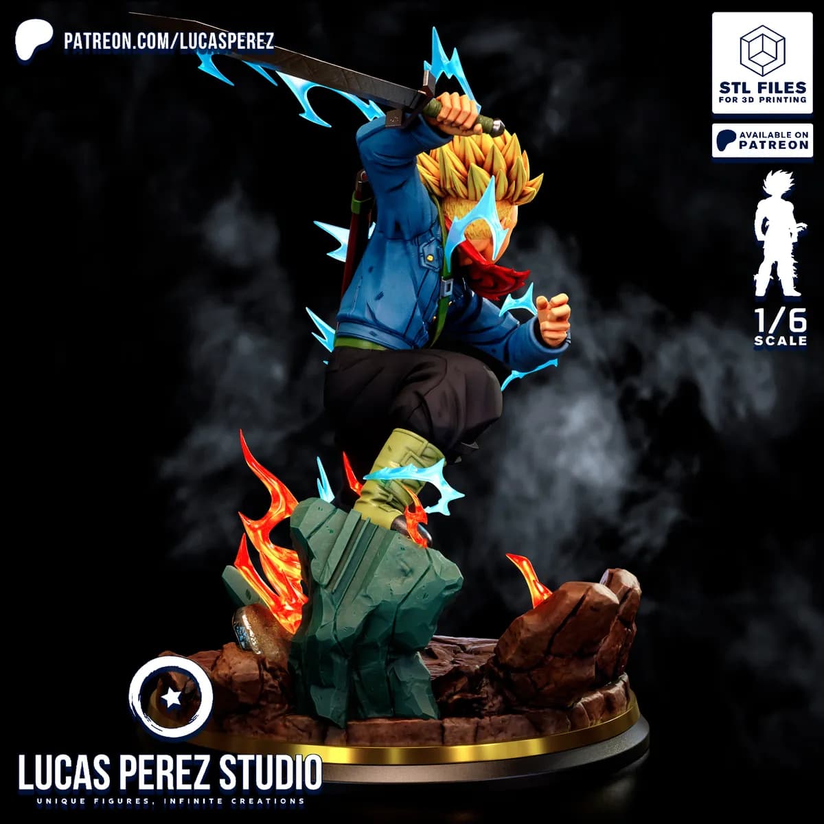 Trunks del Futuro Super Saiyan - Dragon Ball - Imagen 12