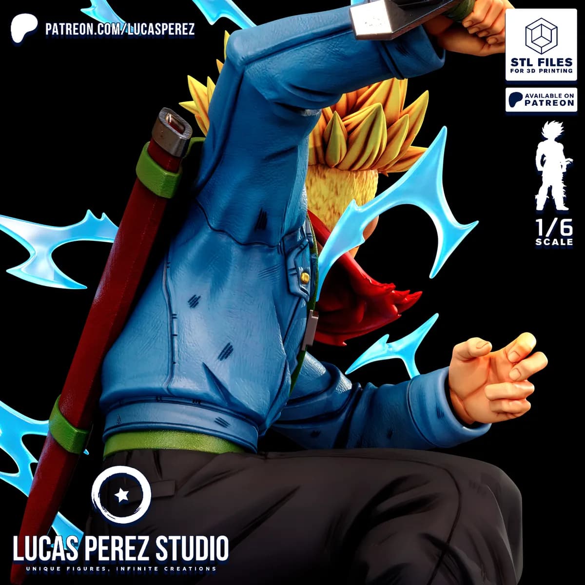 Trunks del Futuro Super Saiyan - Dragon Ball - Imagen 11