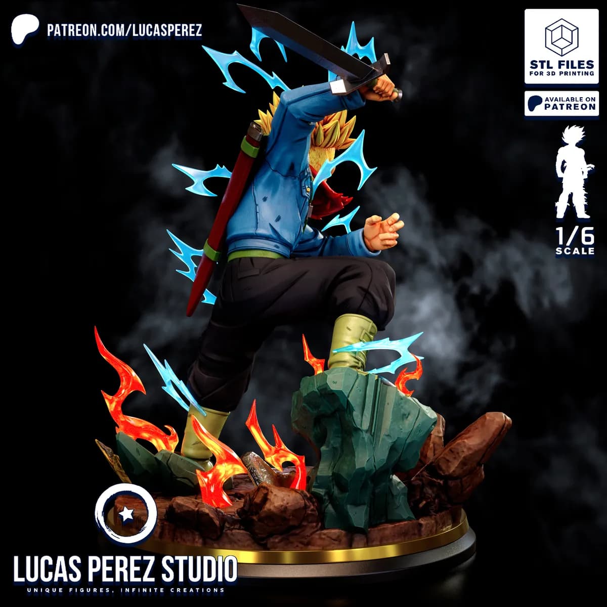 Trunks del Futuro Super Saiyan - Dragon Ball - Imagen 14