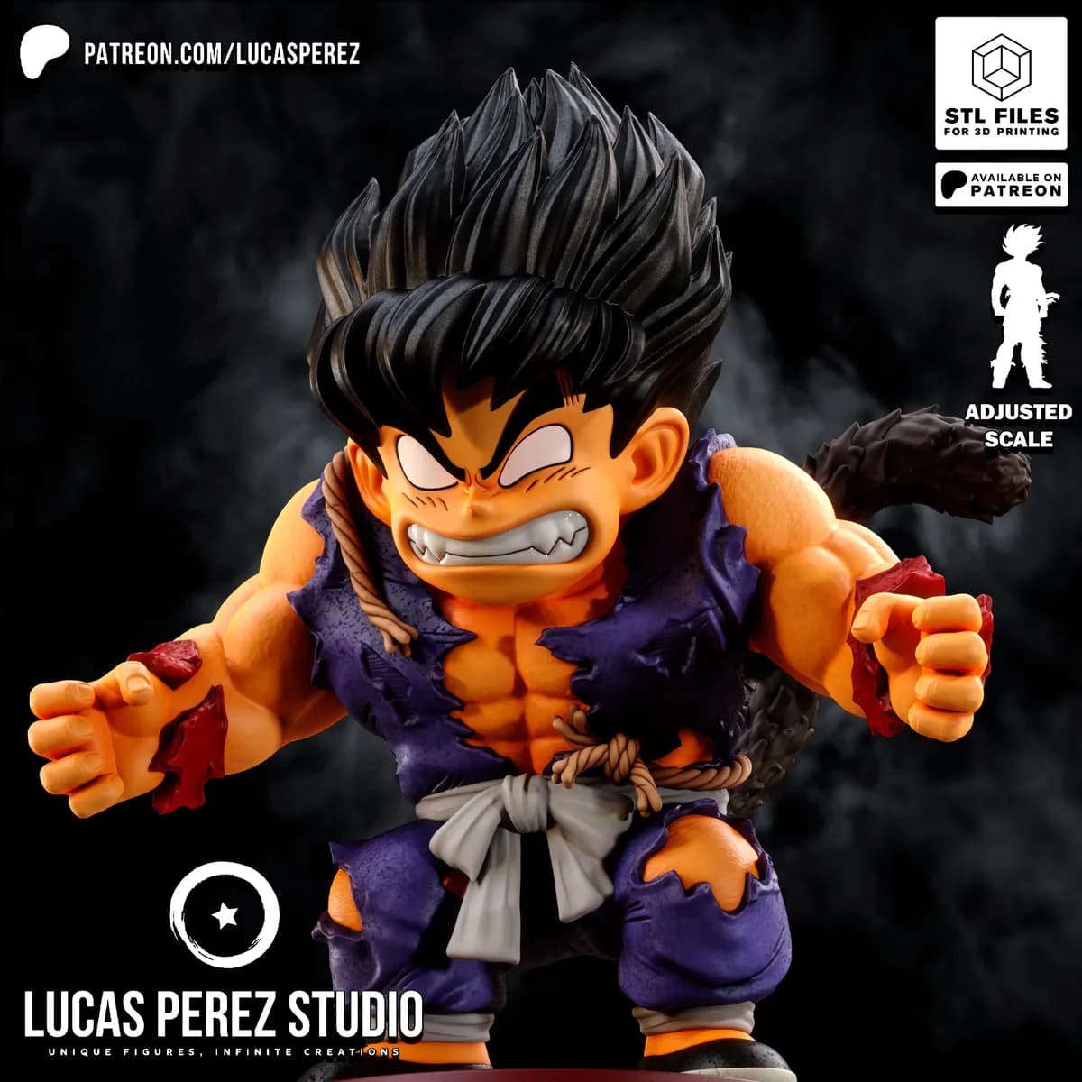 Goku Niño Transformación Ozaru - Dragon Ball - Imagen 1