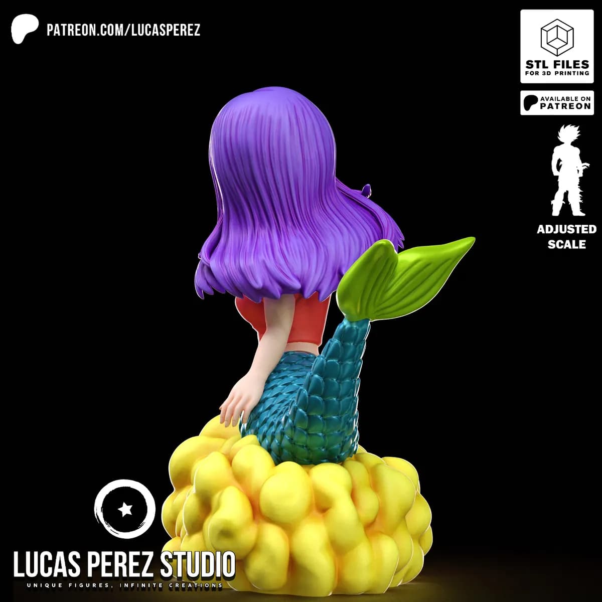 Chibi Pie Pie Sirena - Dragon Ball - Imagen 10