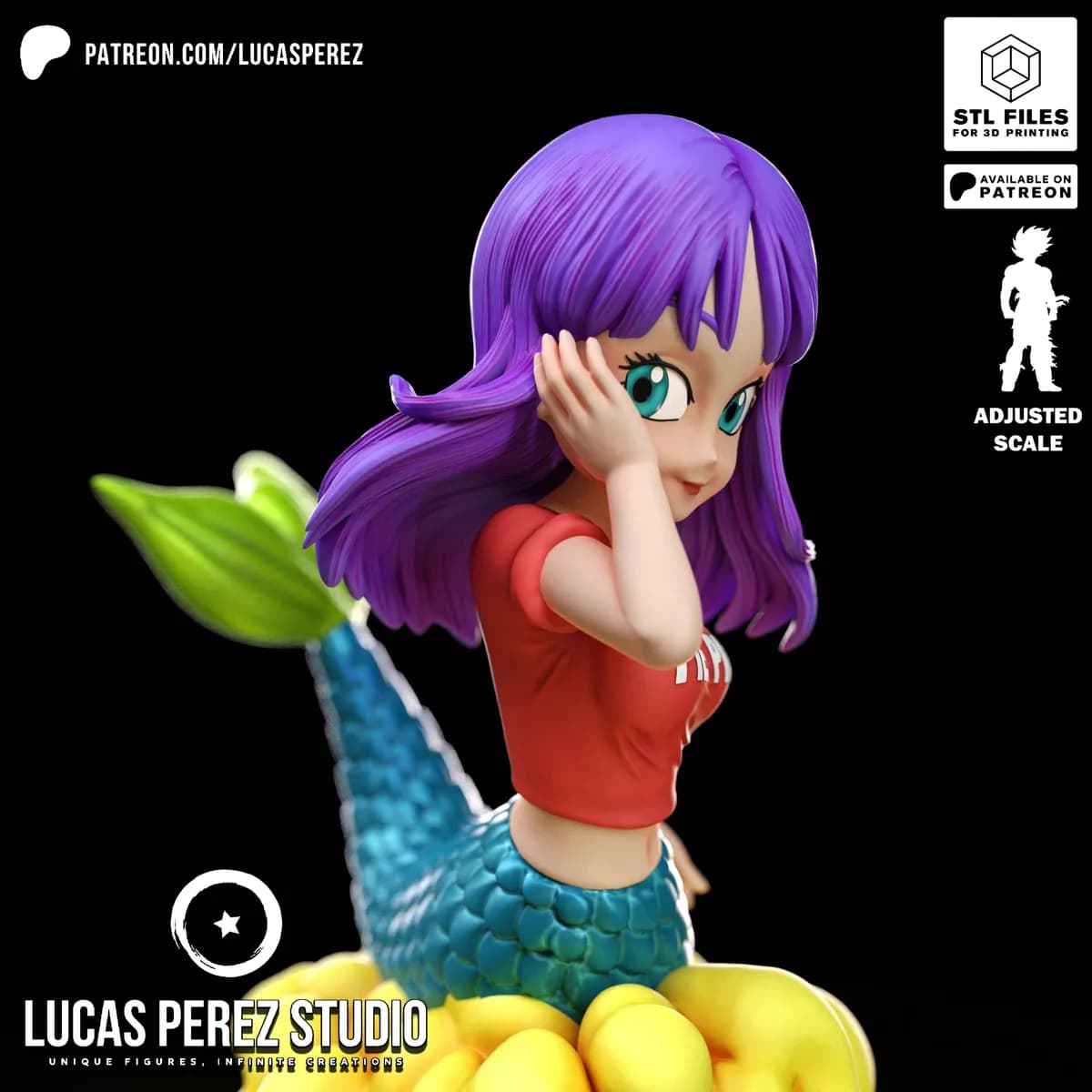 Chibi Pie Pie Sirena - Dragon Ball - Imagen 9