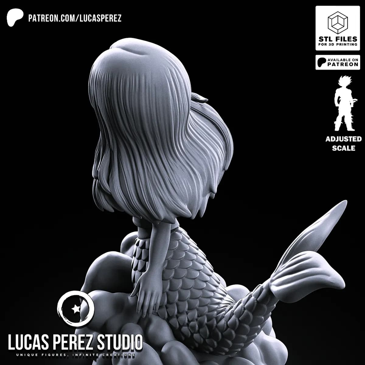 Chibi Pie Pie Sirena - Dragon Ball - Imagen 7