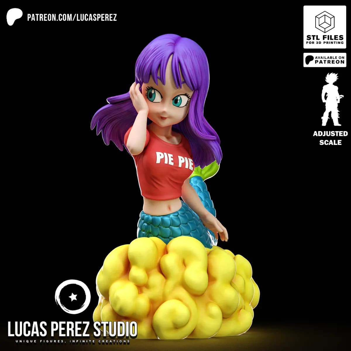 Chibi Pie Pie Sirena - Dragon Ball - Imagen 13