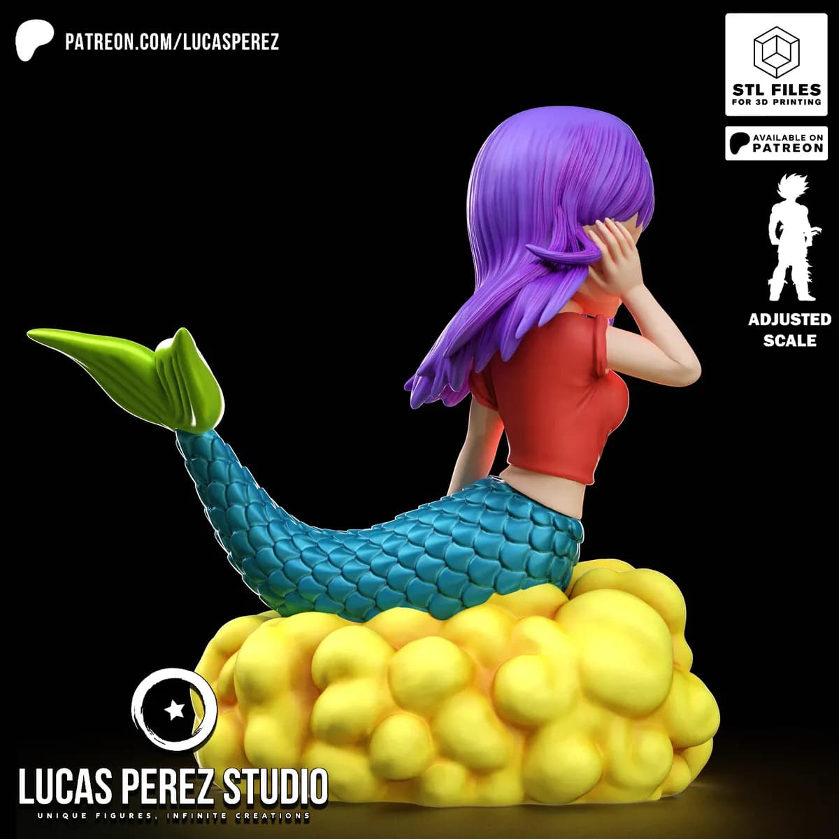 Chibi Pie Pie Sirena - Dragon Ball - Imagen 15