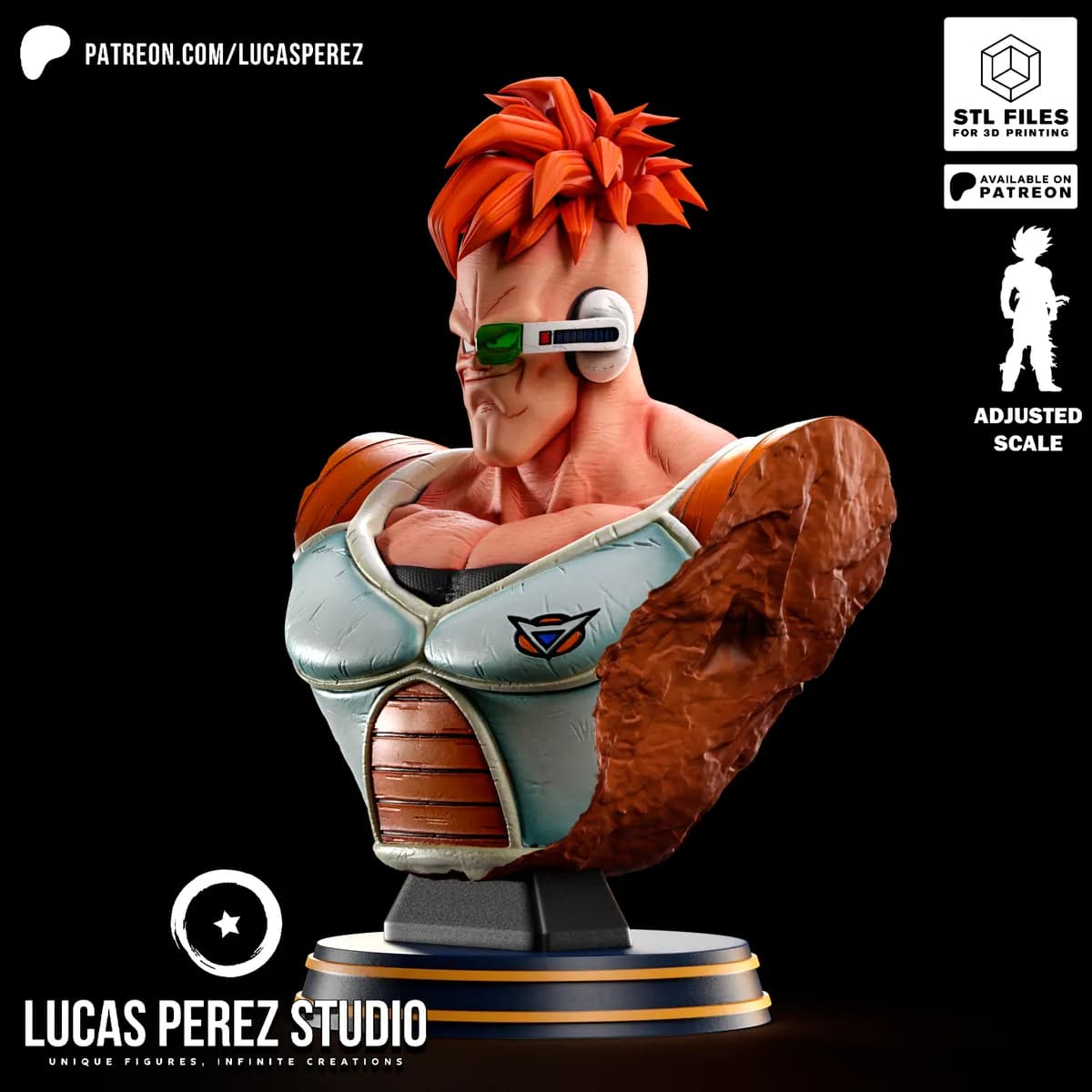 Busto de Recoome - Dragon Ball - Imagen 11