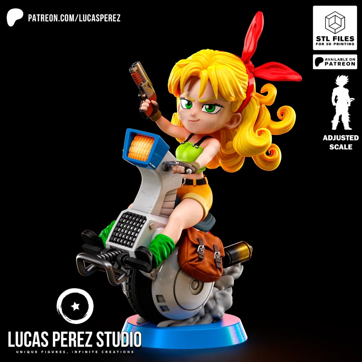 Chibi Lunch Rubia - Dragon Ball - Imagen 1