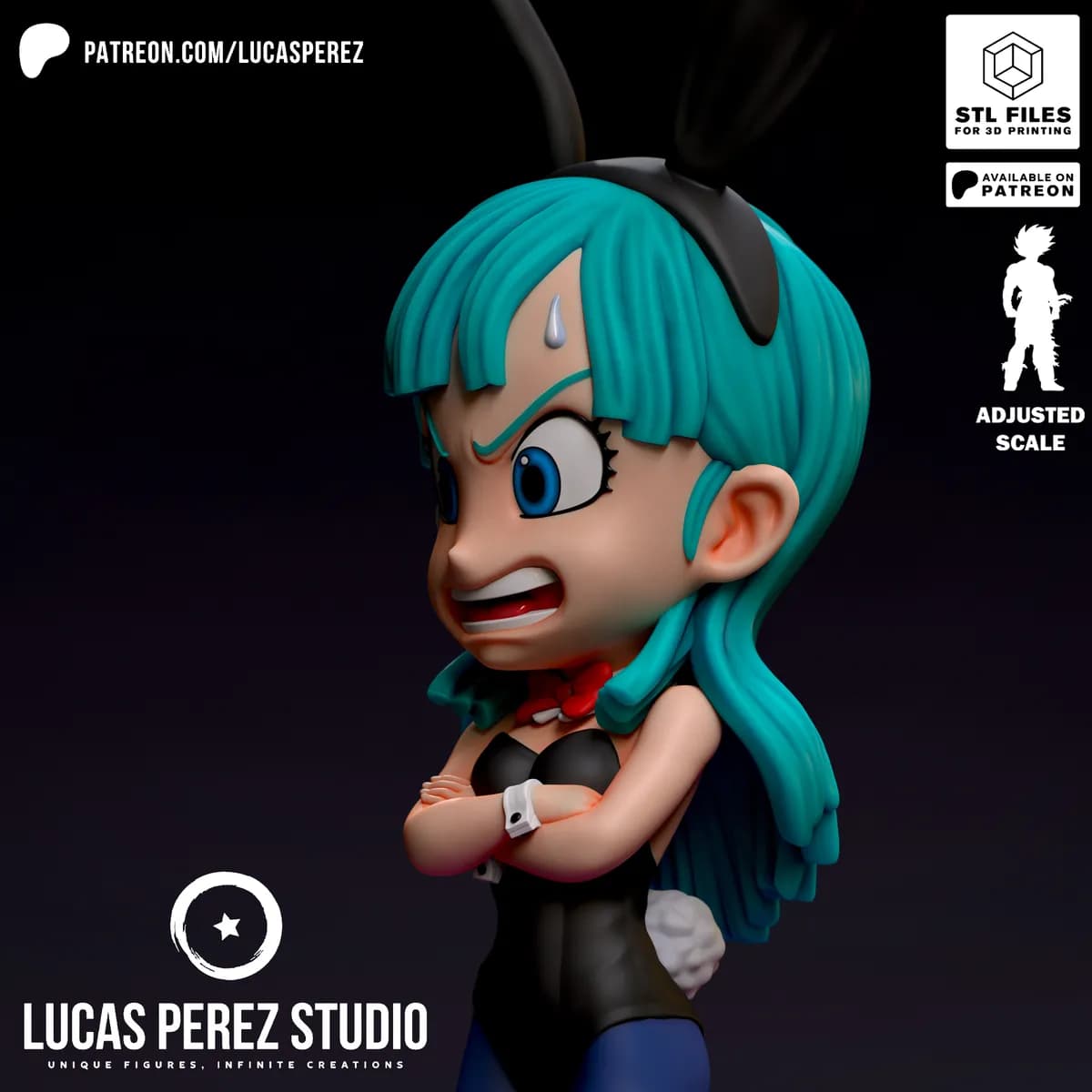 Bulma Bunny Chibi - Dragon Ball - Imagen 11