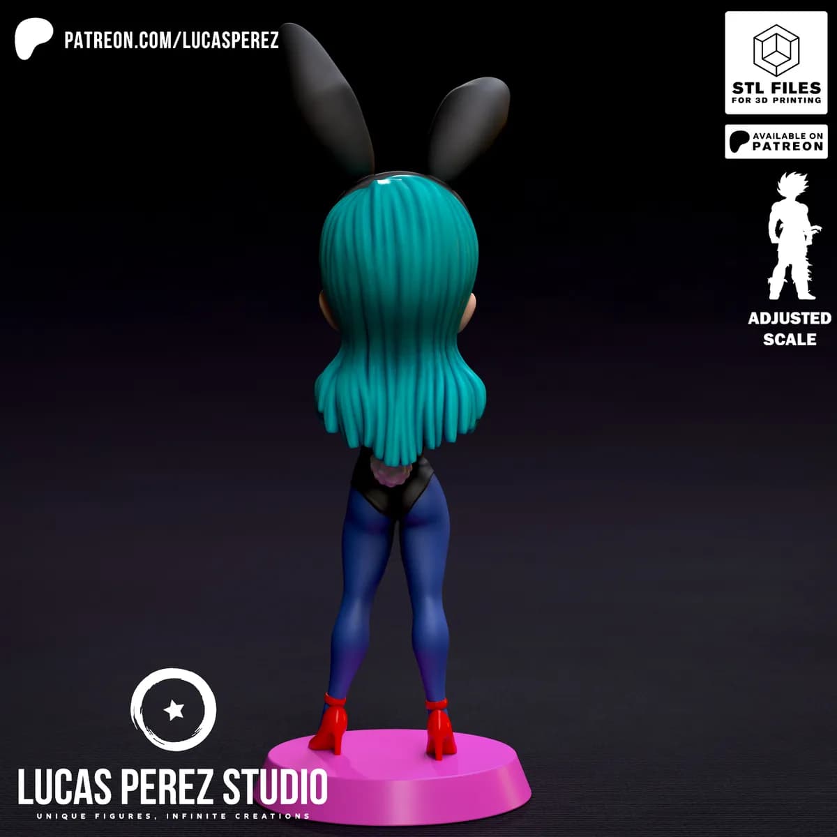 Bulma Bunny Chibi - Dragon Ball - Imagen 8