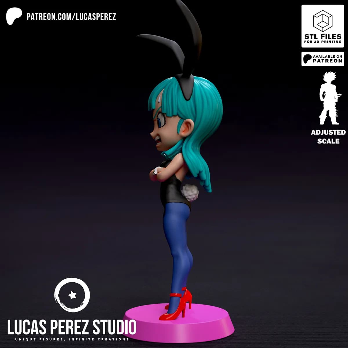 Bulma Bunny Chibi - Dragon Ball - Imagen 10