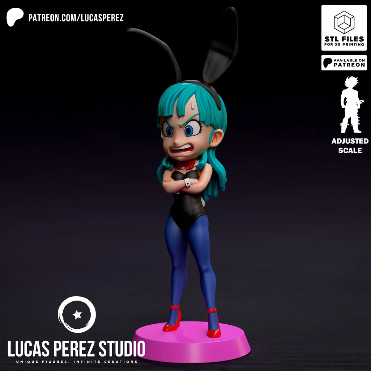 Bulma Bunny Chibi - Dragon Ball - Imagen 1