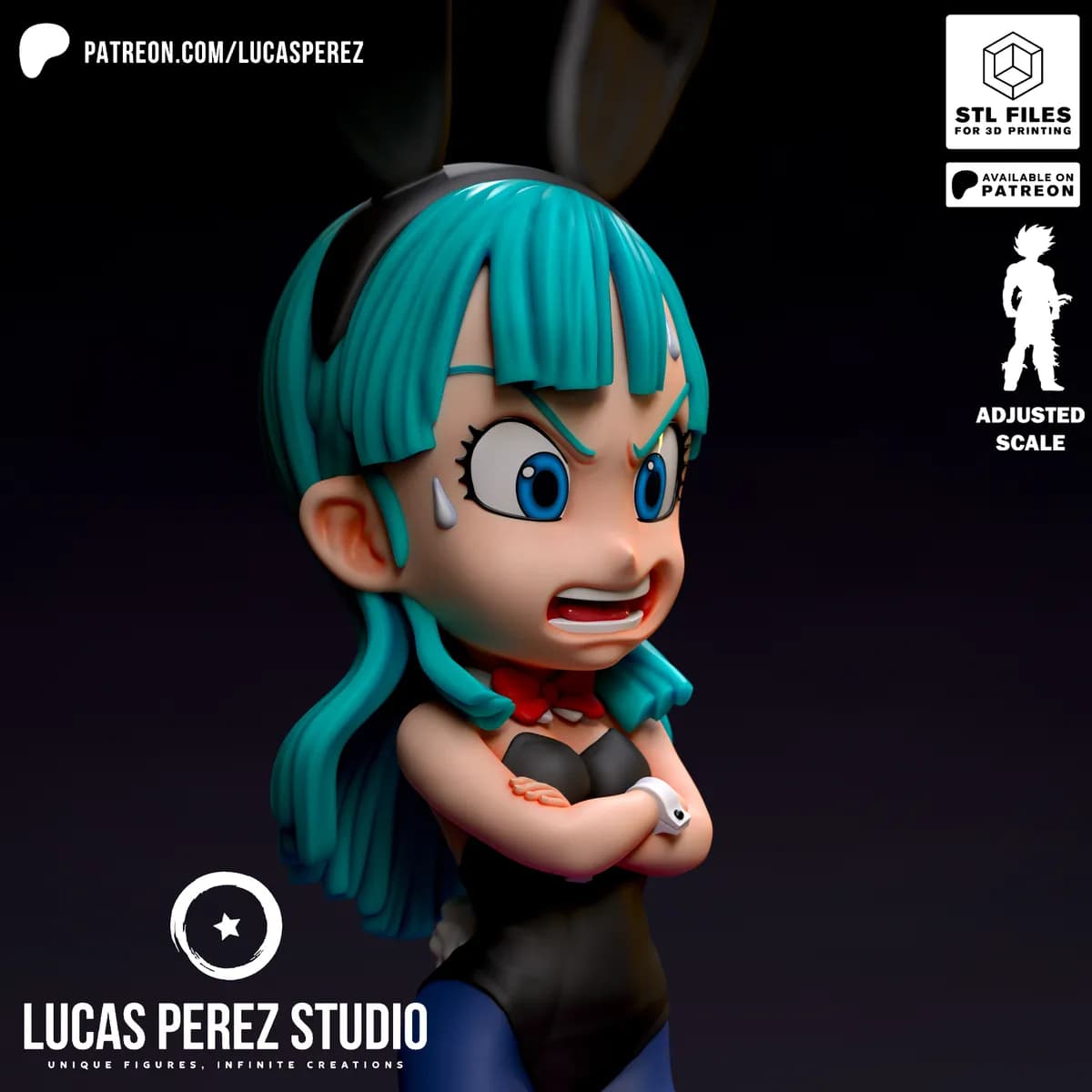 Bulma Bunny Chibi - Dragon Ball - Imagen 15