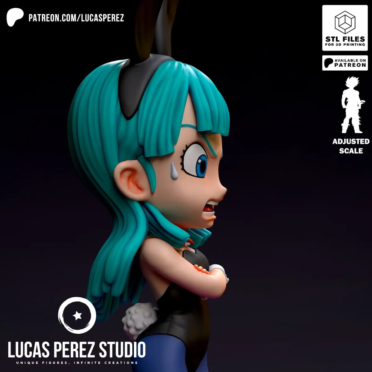 Bulma Bunny Chibi - Dragon Ball - Imagen 16