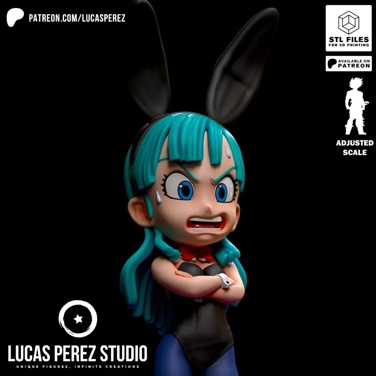 Bulma Bunny Chibi - Dragon Ball - Imagen 12