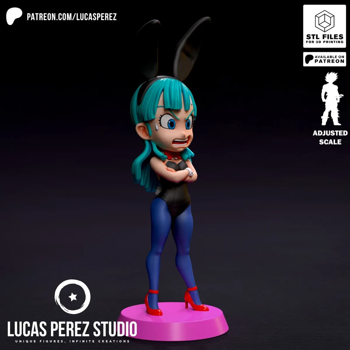 Bulma Bunny Chibi - Dragon Ball - Imagen 13