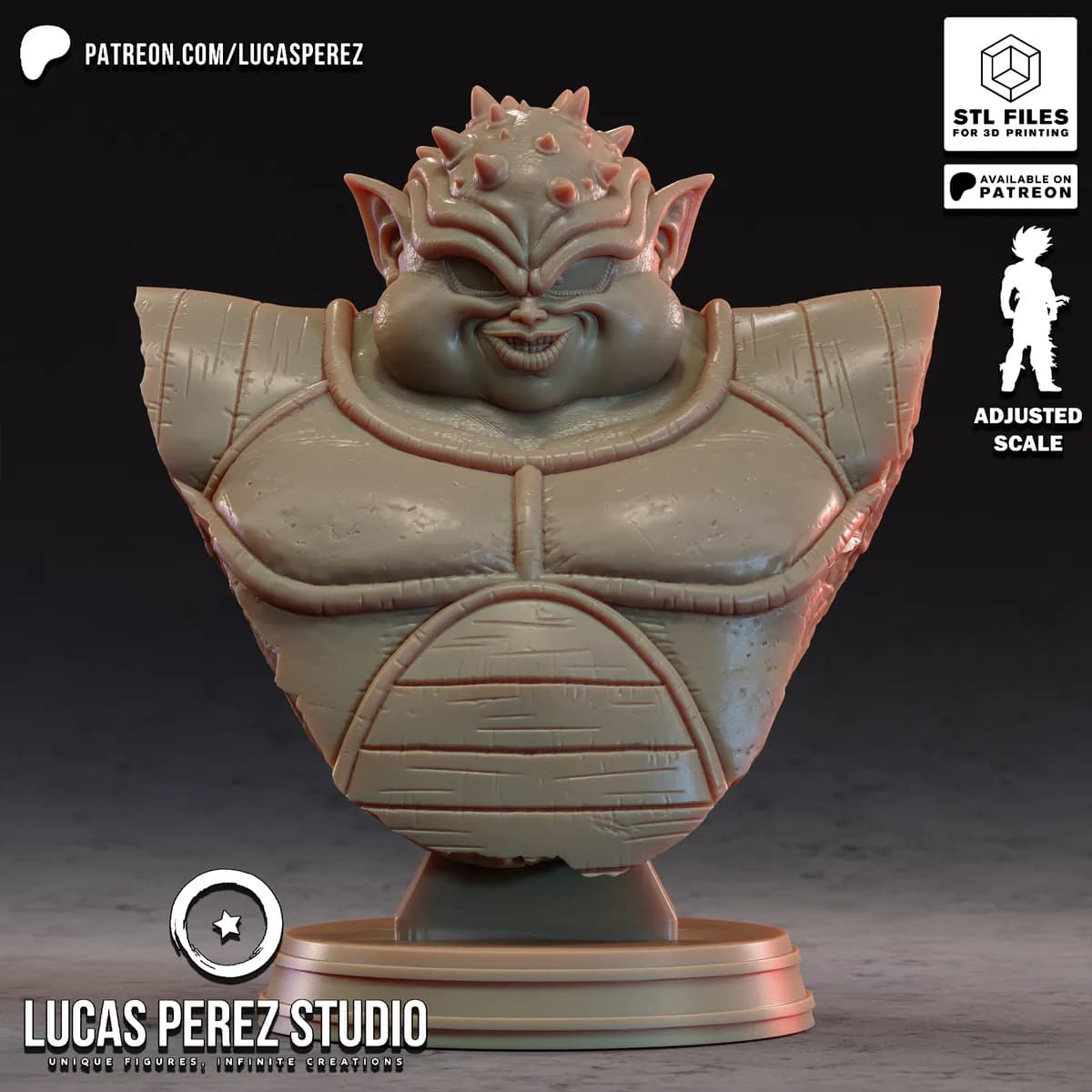 Busto de Dodoria - Dragon Ball - Imagen 3
