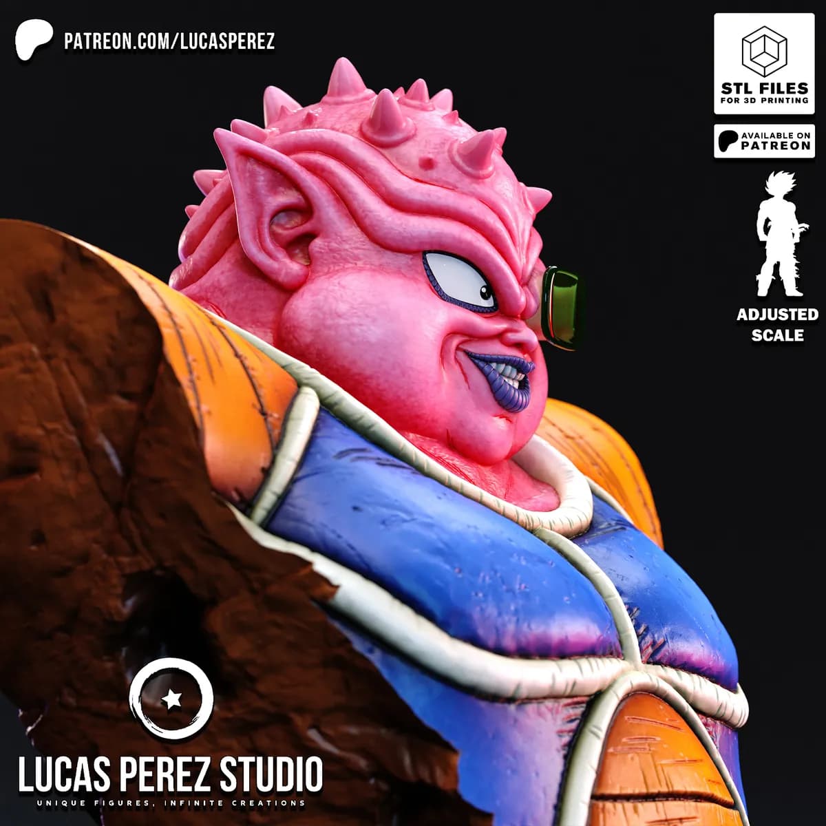 Busto de Dodoria - Dragon Ball - Imagen 6