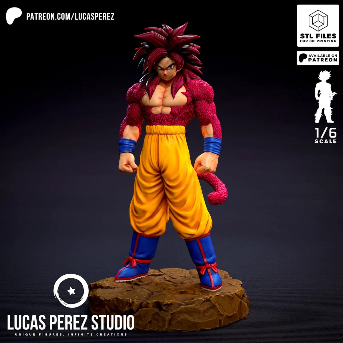 Goku Super Saiyan 4 Daima - Dragon Ball - Imagen 1