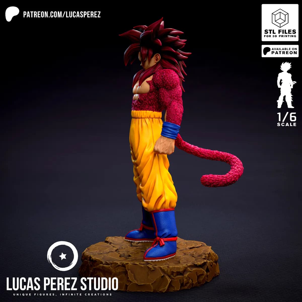 Goku Super Saiyan 4 Daima - Dragon Ball - Imagen 7