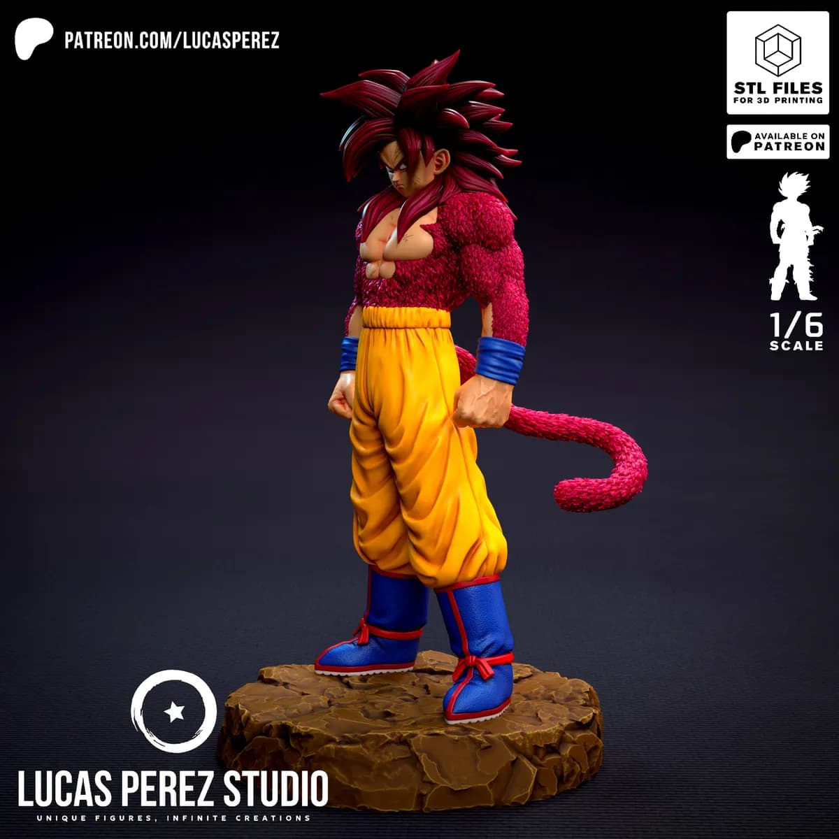 Goku Super Saiyan 4 Daima - Dragon Ball - Imagen 6