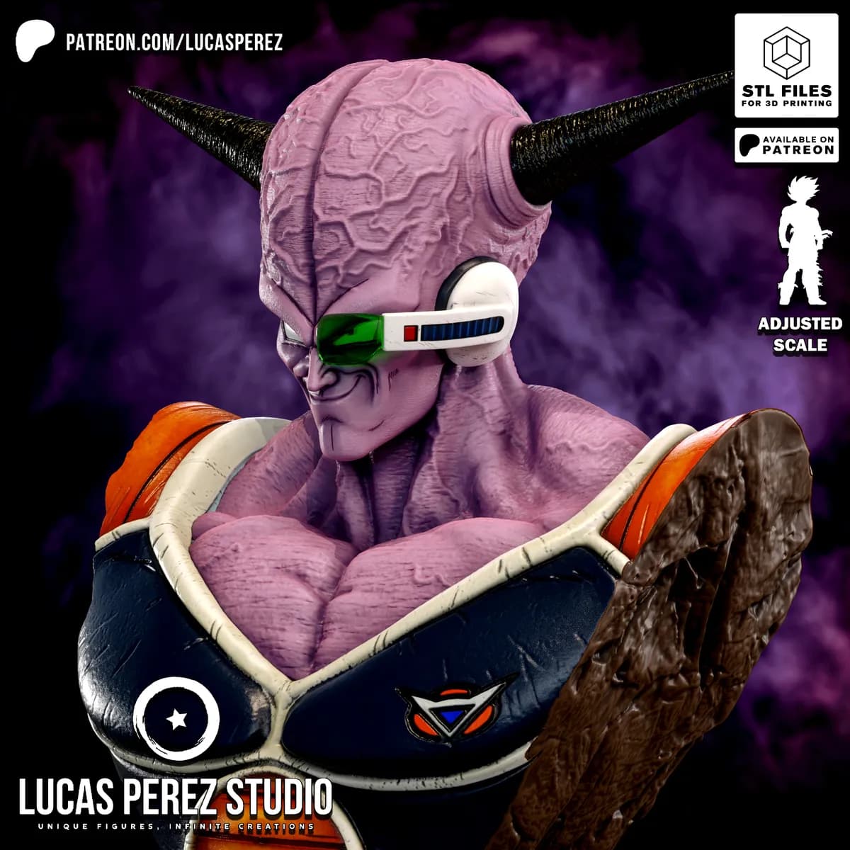 Busto de Capitán Ginyu - Dragon Ball - Imagen 4