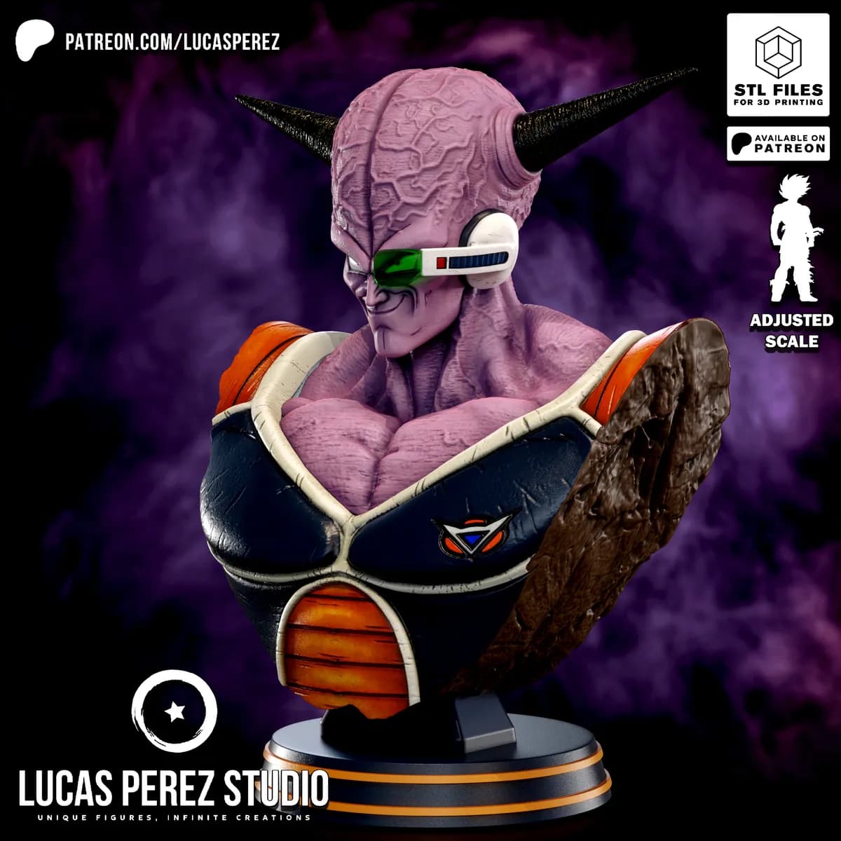 Busto de Capitán Ginyu - Dragon Ball - Imagen 2